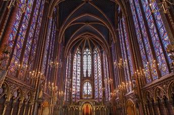 Church, Interiors, Arches, Windows