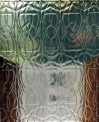 Pattern glass for windows and doors