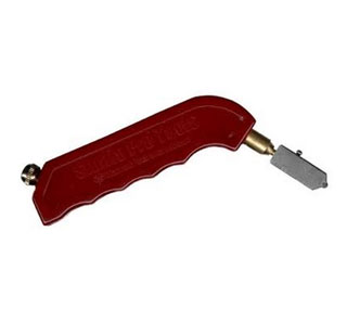 Pistol handle type glass cutter