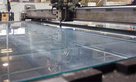 High precision custom glass cutting