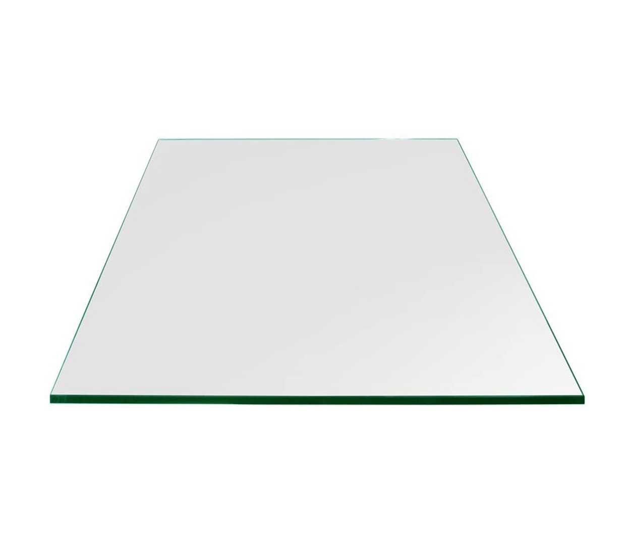 Buy 32x32 Inch 10 MM Thickness Square Clear Glass for Coffee / Centre Table / Teapoy