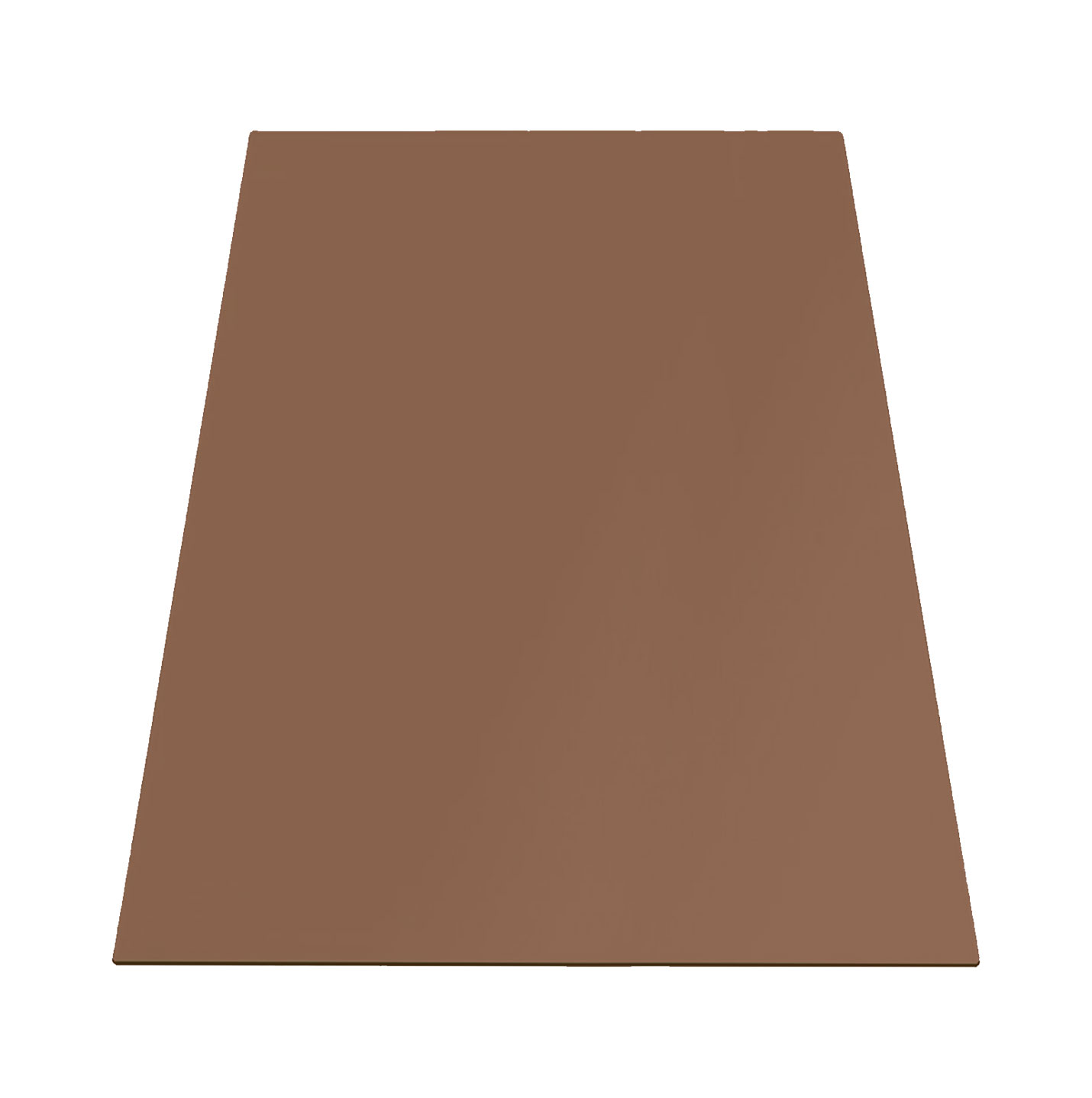 Buy 8 mm Rectangle Table Top Tempered Bronze Tinted Glass - Flat polished edges