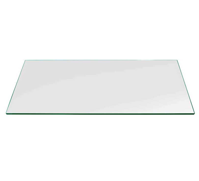 Buy 47x27 Inch 10 MM Thickness Rectangle Clear Glass for Coffee / Teapoy / Centre Table top