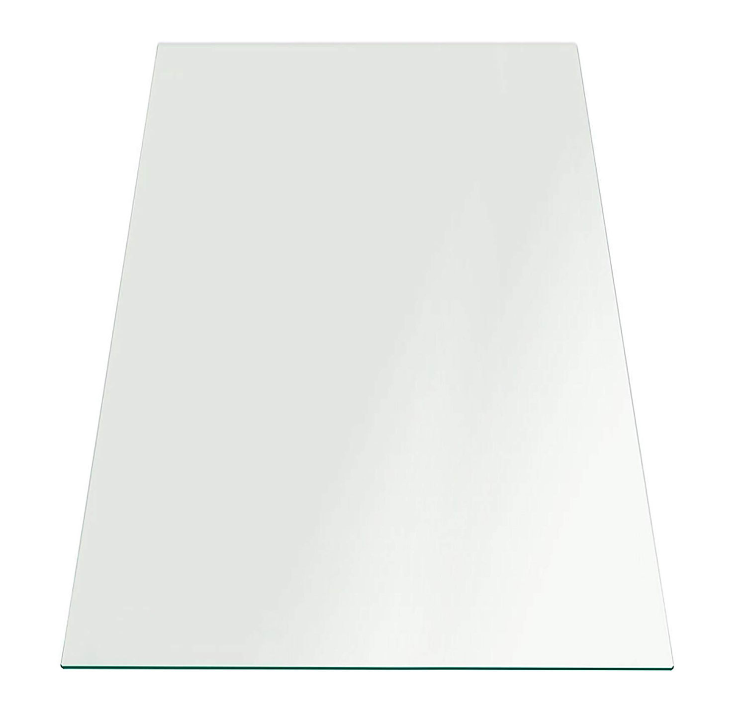 Buy 12 mm Clear Table Top Glass for Centre / Dining tables (Toughened & Standard Options)