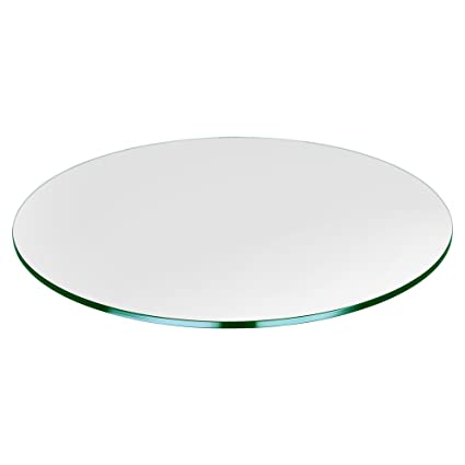 Buy Round Clear Glass Flat polished edge - 6 mm thickness
