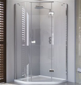 Buy Glass Shower Enclosure Cubicle with Shower Tray