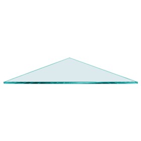 Buy Triangle Glass for Corner Shelf - Clear Glass 10mm thickness 