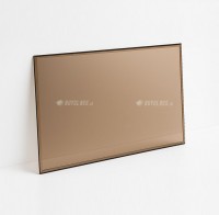 Buy 24x48 Inches (2x4 feet) Rectangle Bronze Tinted Table top Glass 8 mm thickness