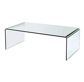 Buy Vogue Bent Glass Coffee Table 12 mm thickness 61x46x46 cm