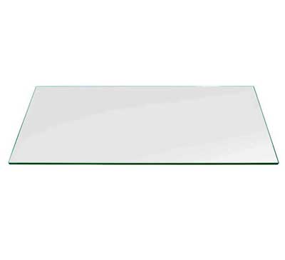Buy 36x16 Inch 10 MM Thickness Rectangle Clear Glass for Coffee / Centre Table / Teapoy
