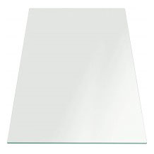 Buy 45x30 Inch Table Top Clear Glass (10mm) for 4 Seater Rectangle Dining Table